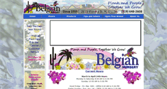 Desktop Screenshot of belgian-nursery.com